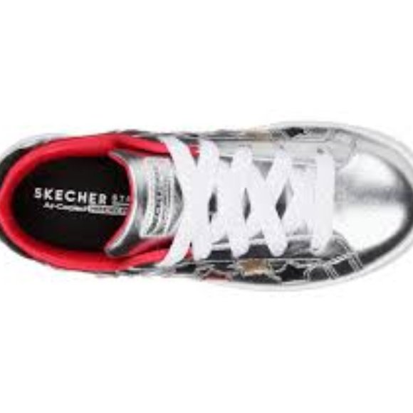 Skechers Girls' Omne-Lil' Star Side Sneakers - Picture 4 of 7